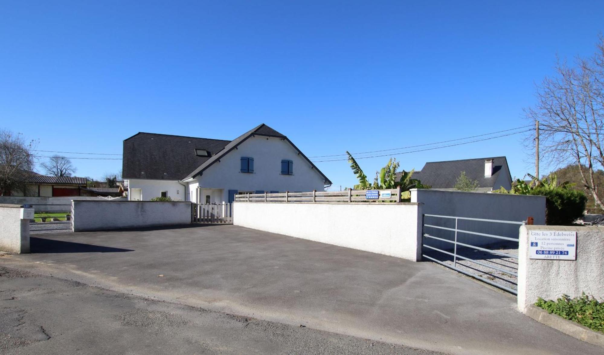 Gîte Les 3 Edelweiss Arette Exterior foto