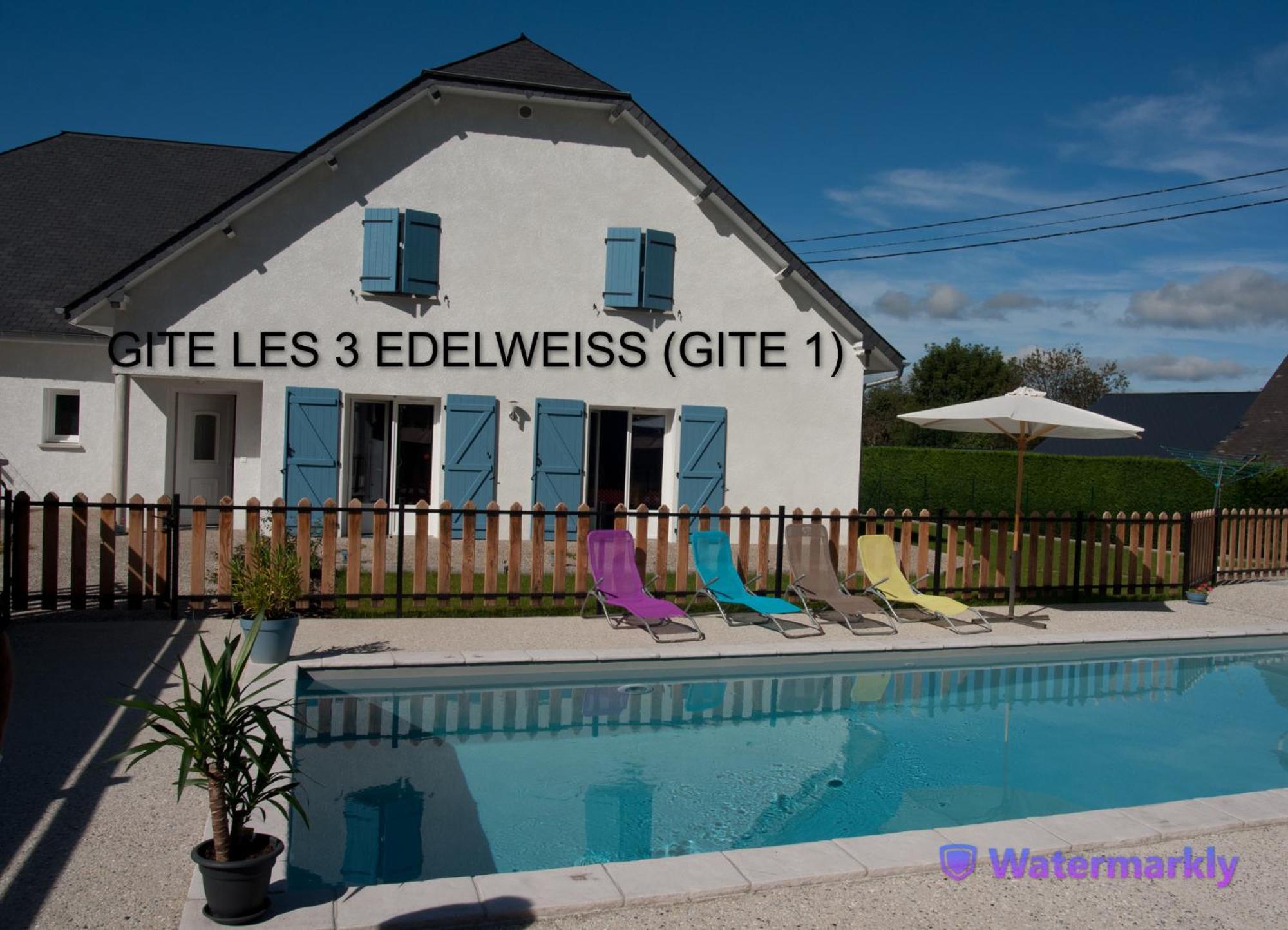 Gîte Les 3 Edelweiss Arette Exterior foto
