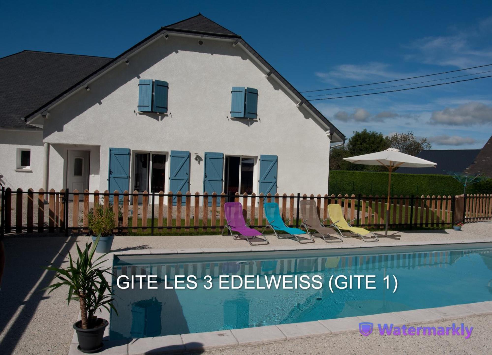 Gîte Les 3 Edelweiss Arette Exterior foto