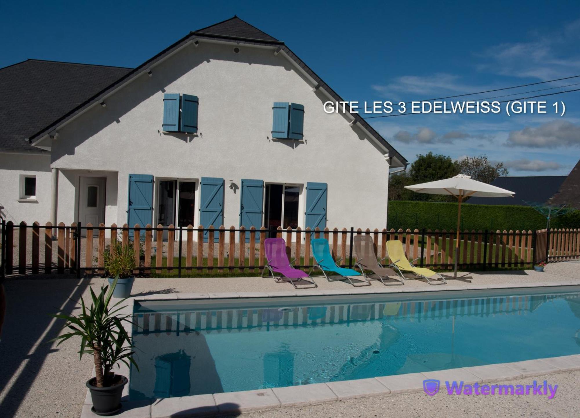 Gîte Les 3 Edelweiss Arette Exterior foto